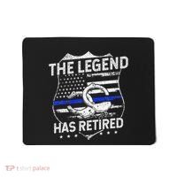 The Legend Has Retired Police Officer Retirement Gift Mousepad thumb 0