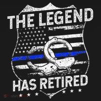 The Legend Has Retired Police Officer Retirement Gift Mousepad thumb 1