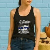 The Legend Has Retired Police Officer Retirement Gift Women's Tank Top thumb 2