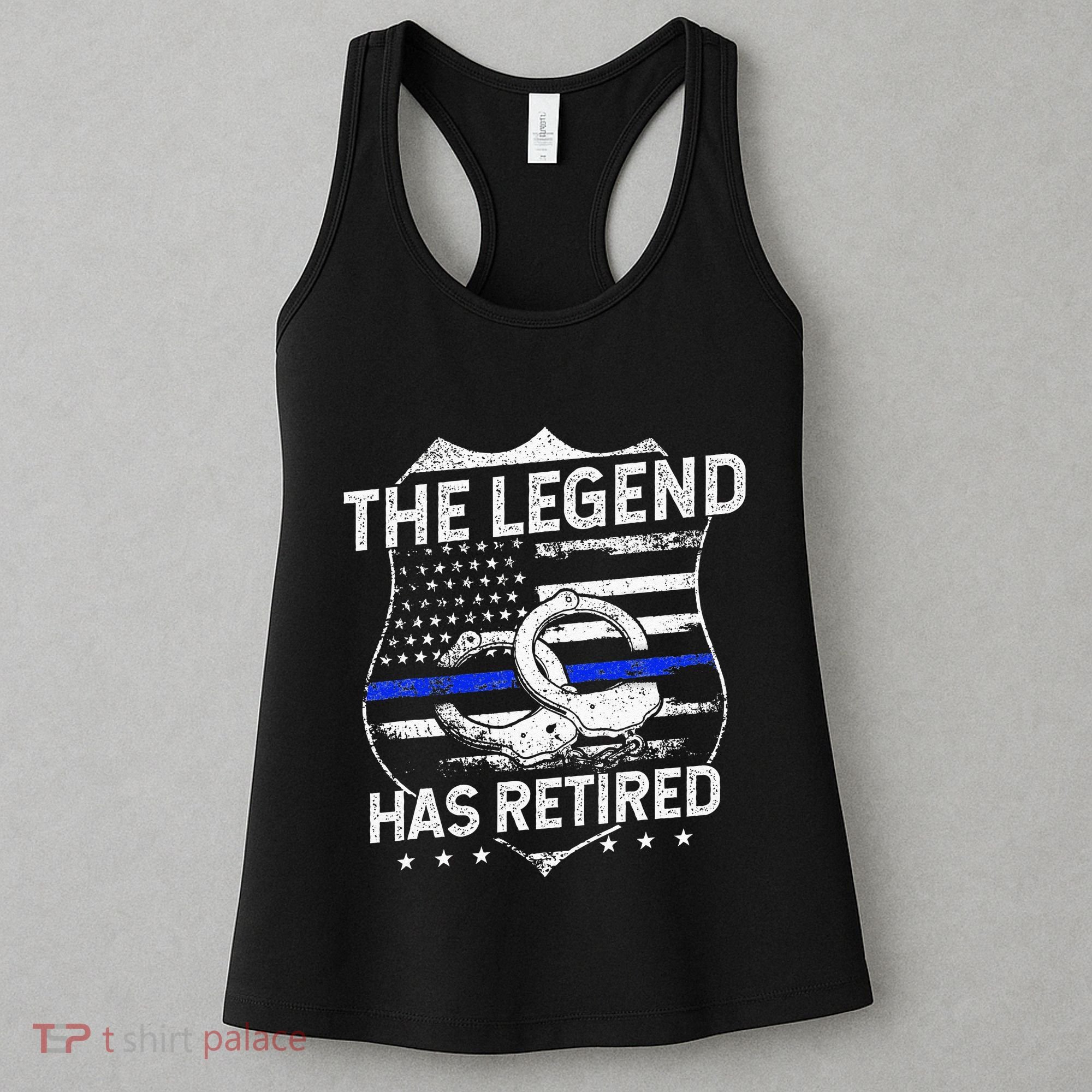 The Legend Has Retired Police Officer Retirement Gift Women's Tank Top