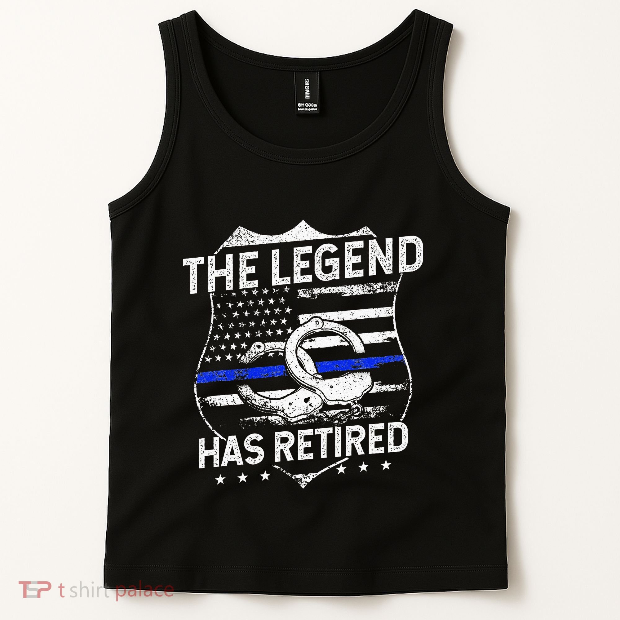 The Legend Has Retired Police Officer Retirement Gift Tank Top