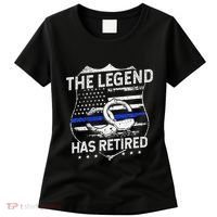 The Legend Has Retired Police Officer Retirement Gift Women's T-Shirt thumb 0