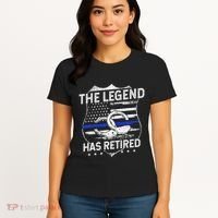 The Legend Has Retired Police Officer Retirement Gift Women's T-Shirt thumb 4