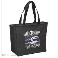 The Legend Has Retired Police Officer Retirement Gift Tote Bag thumb 2