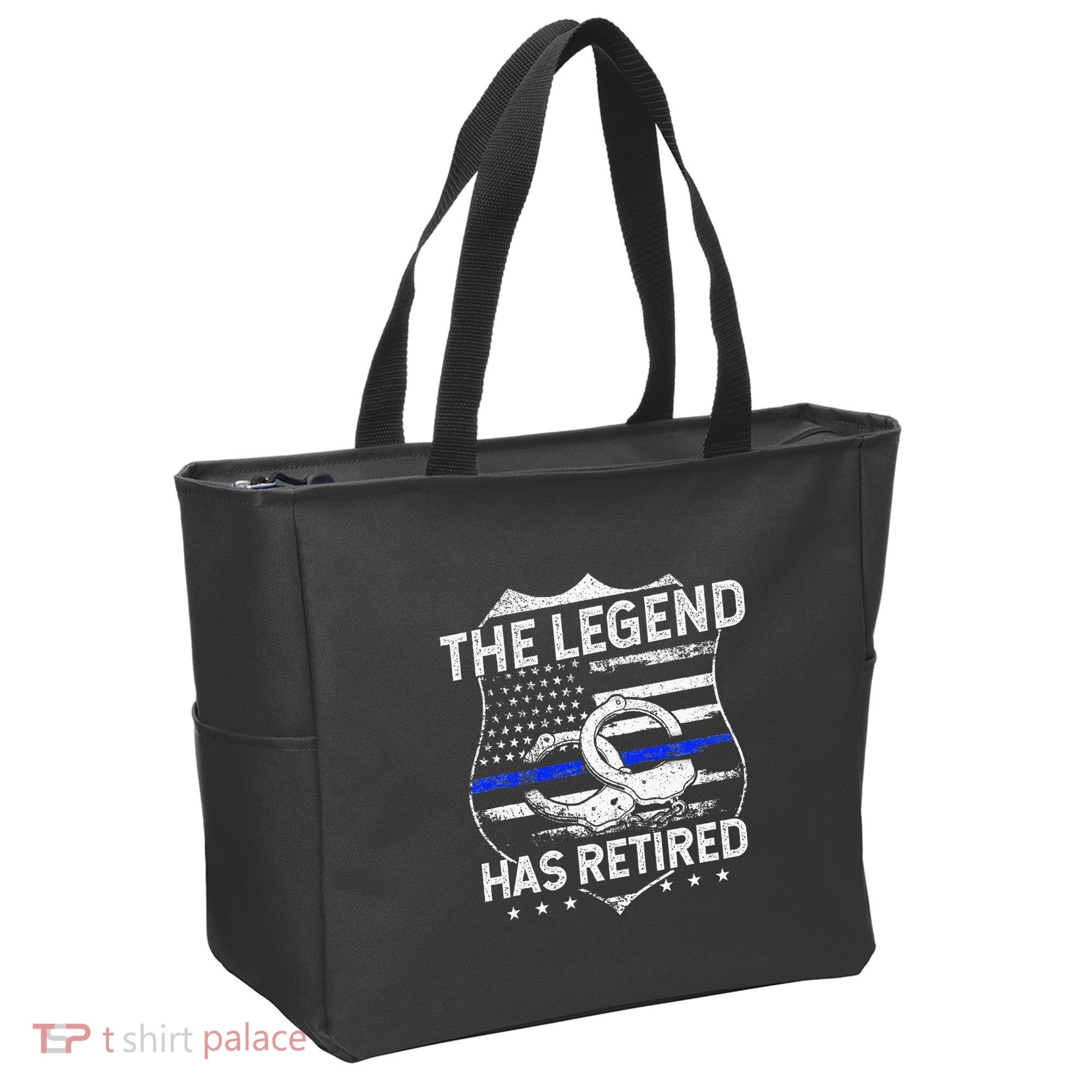 The Legend Has Retired Police Officer Retirement Gift Tote Bag