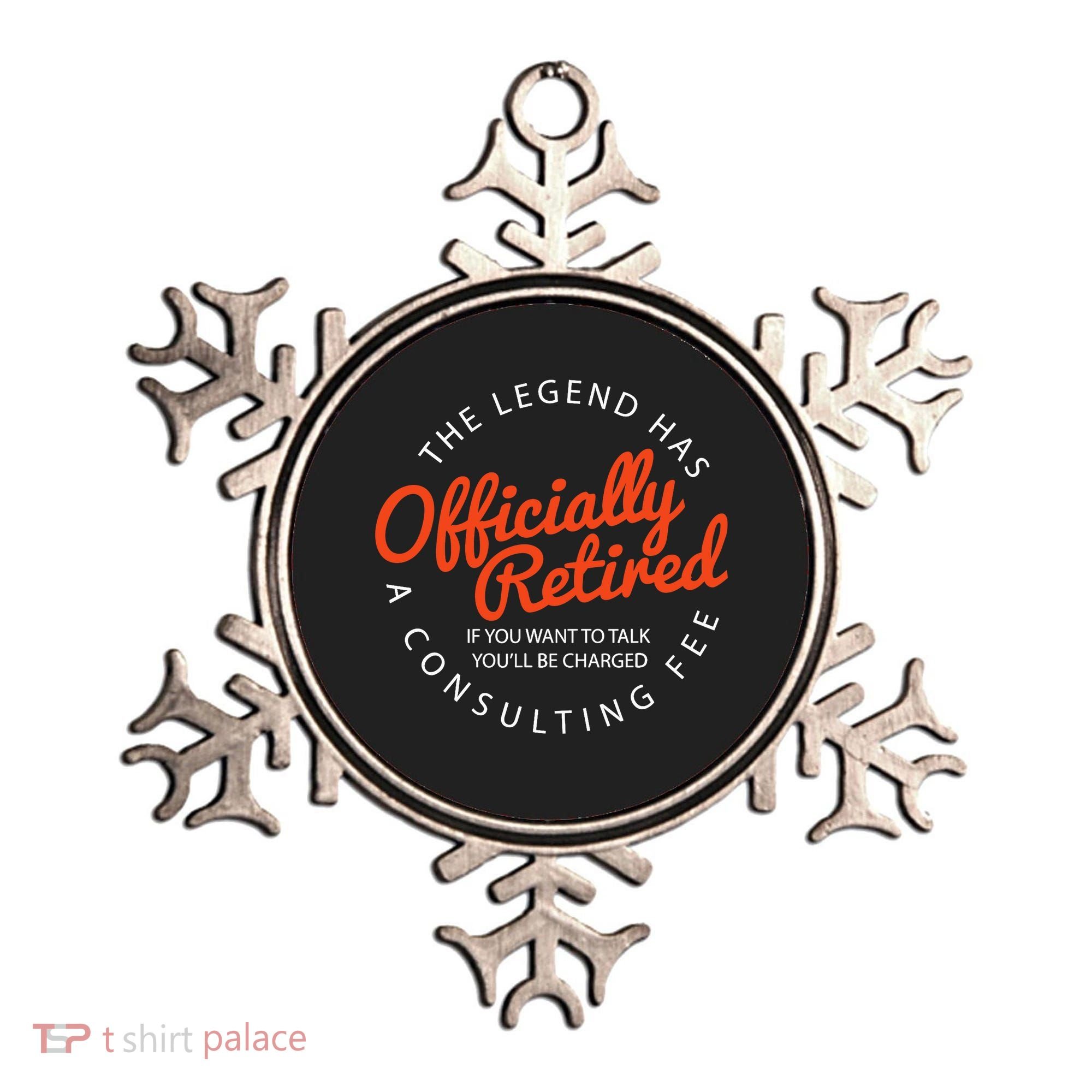 The Legend Has Officially Retired Funny Retirement Gifts Ornament