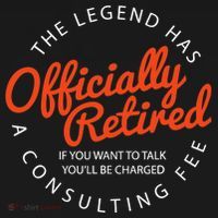 The Legend Has Officially Retired Funny Retirement Gifts PosiCharge Competitor Tank thumb 2