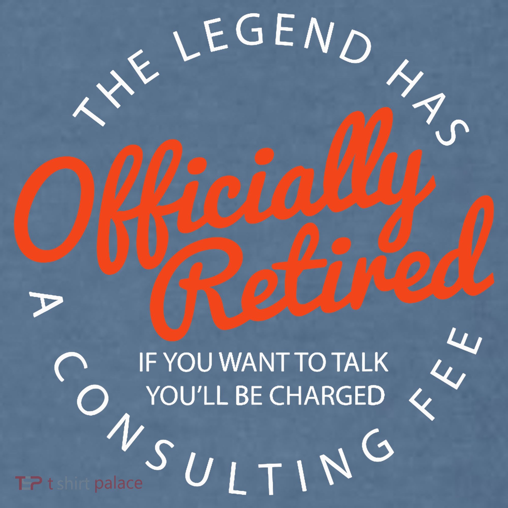 The Legend Has Officially Retired Funny Retirement Gifts Comfort Colors Garment-Dyed Hooded Sweatshirt