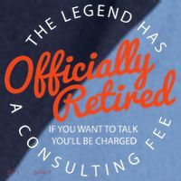 The Legend Has Officially Retired Funny Retirement Gifts Raglan Baseball Sleeve Shirt thumb 2