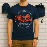The Legend Has Officially Retired Funny Retirement Gifts T-Shirt thumb 6
