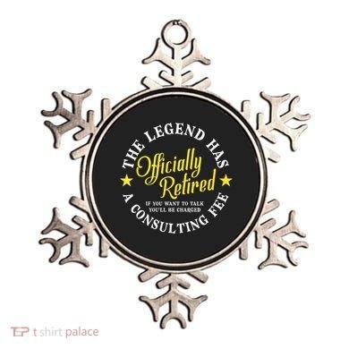 The Legend Has Officially Retired Funny Retirement Men Ornament