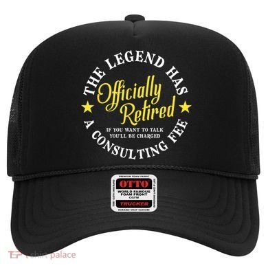 The Legend Has Officially Retired Funny Retirement Men Hat