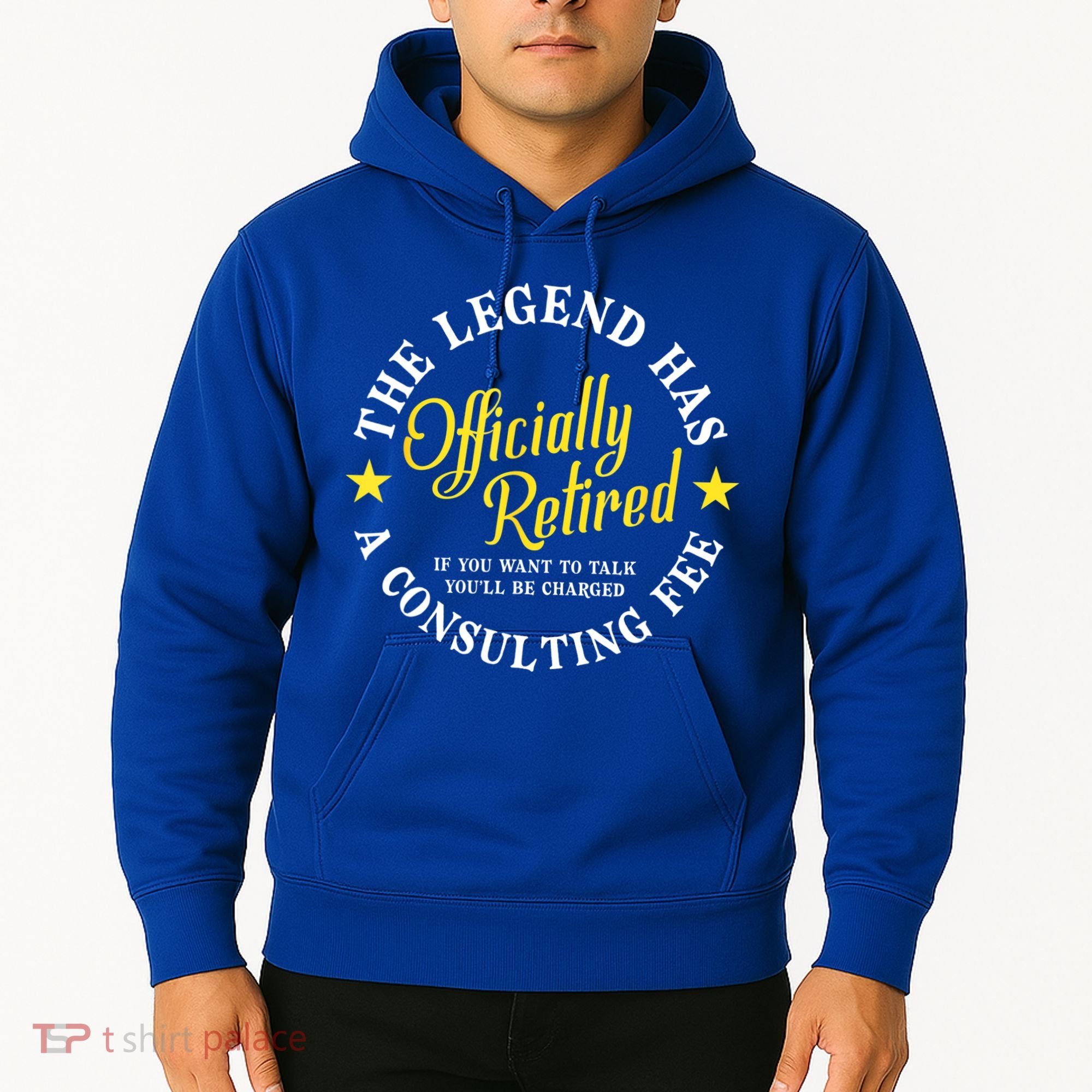 The Legend Has Officially Retired Funny Retirement Men Hoodie