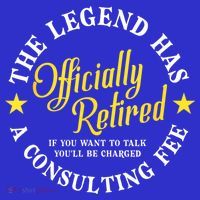 The Legend Has Officially Retired Funny Retirement Men Apron thumb 3