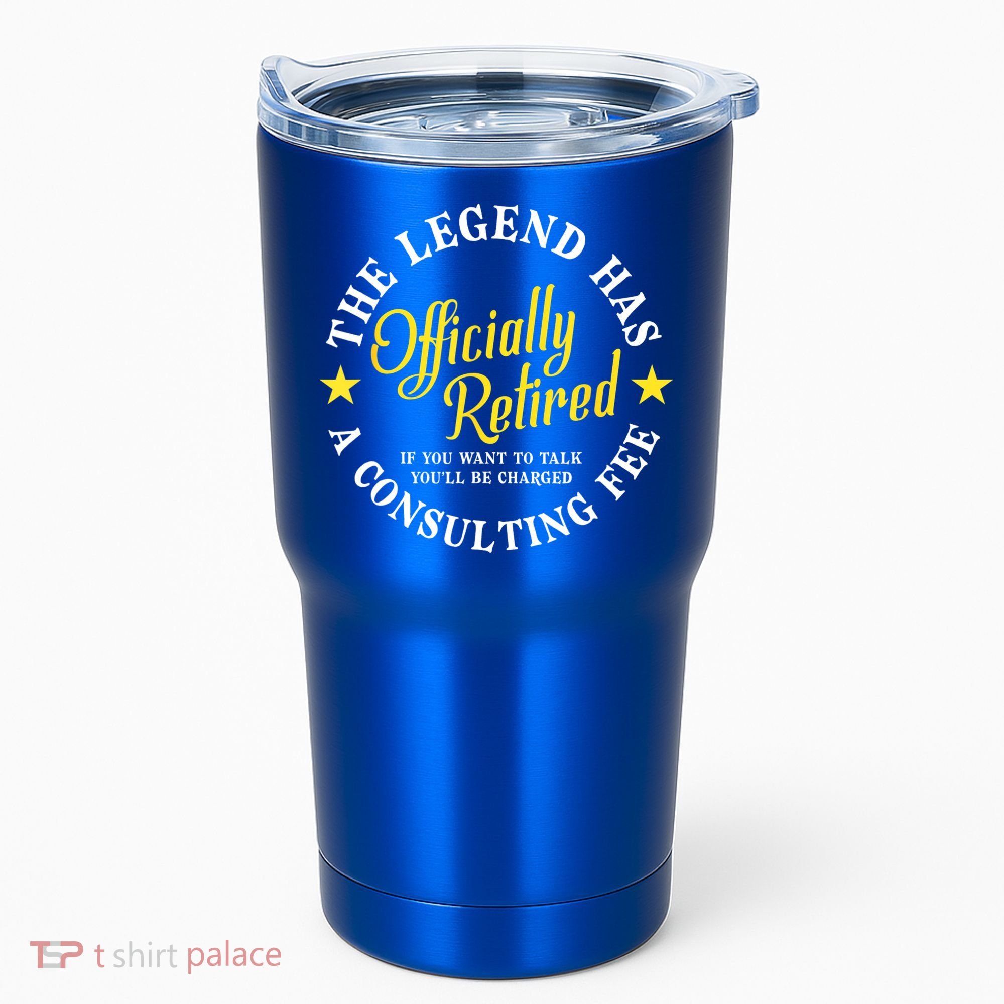 The Legend Has Officially Retired Funny Retirement Men Tumbler