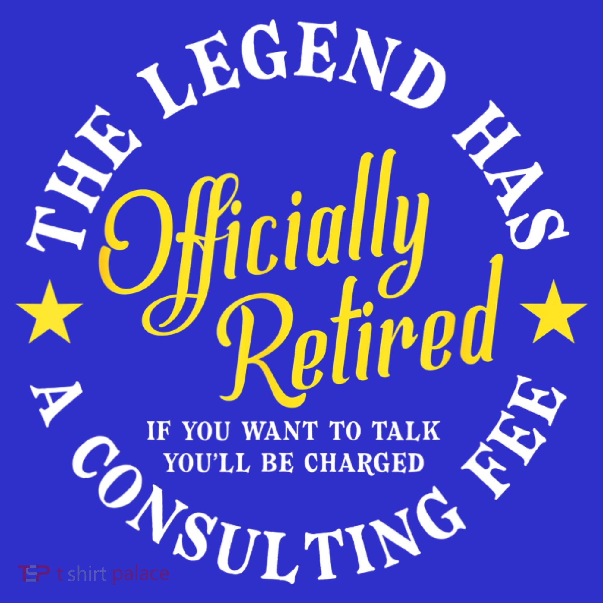 The Legend Has Officially Retired Funny Retirement Men Mousepad