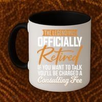 The Legend Has Retired Officer Officially Retirement Coffee Mug thumb 2