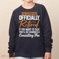 The Legend Has Retired Officer Officially Retirement Women's Sweatshirt thumb 0