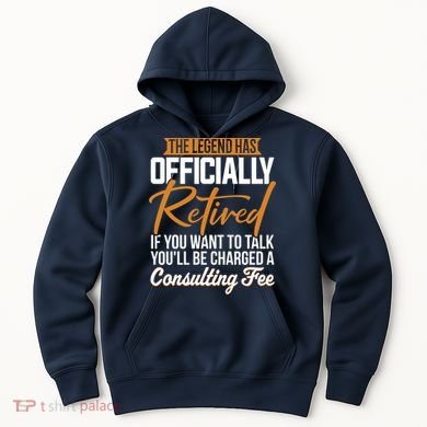 The Legend Has Retired Officer Officially Retirement Hoodie