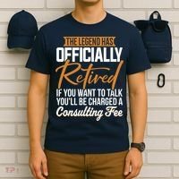 The Legend Has Retired Officer Officially Retirement T-Shirt thumb 6