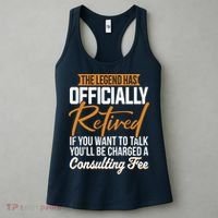 The Legend Has Retired Officer Officially Retirement Women's Tank Top thumb 3