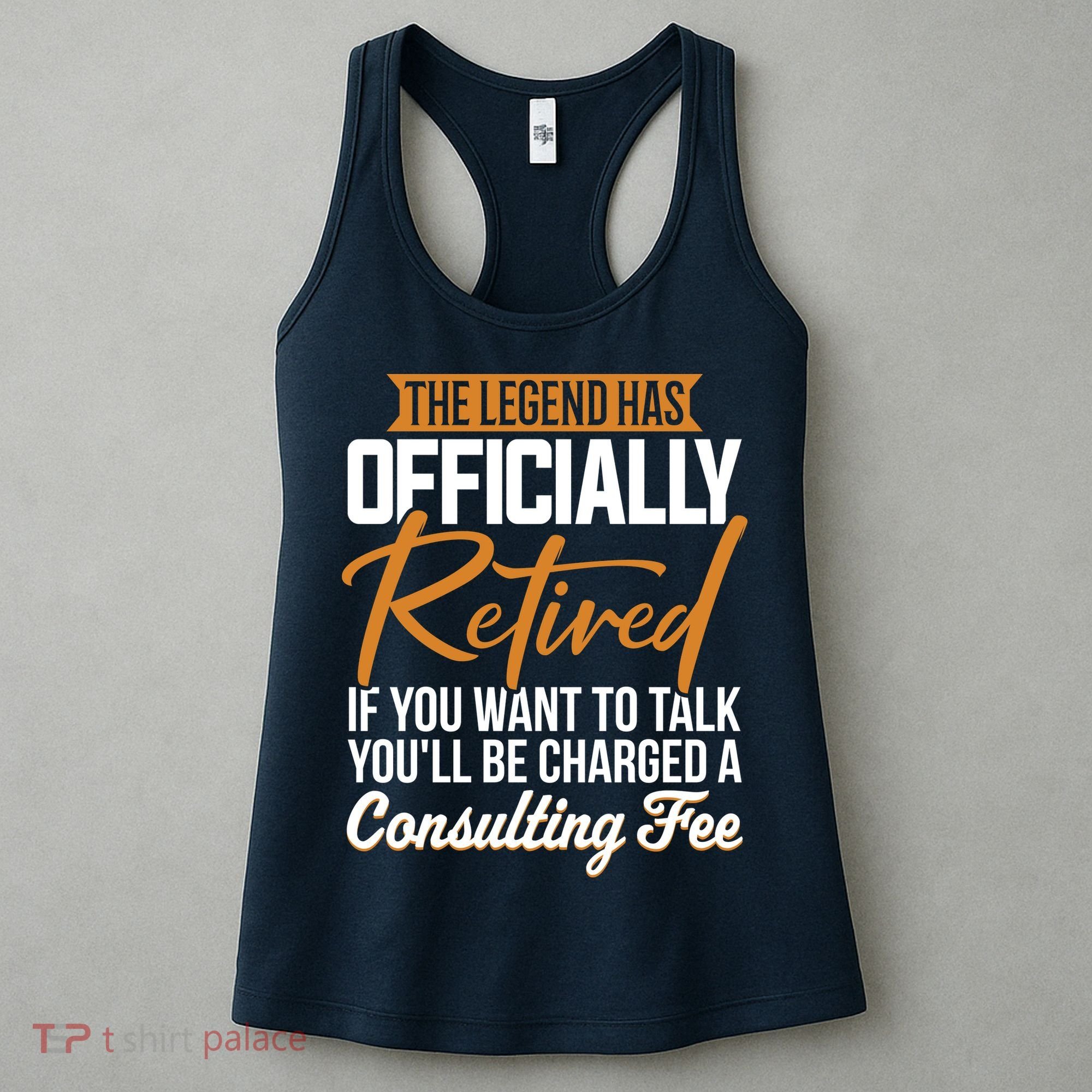 The Legend Has Retired Officer Officially Retirement Women's Tank Top