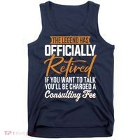 The Legend Has Retired Officer Officially Retirement Tank Top thumb 0