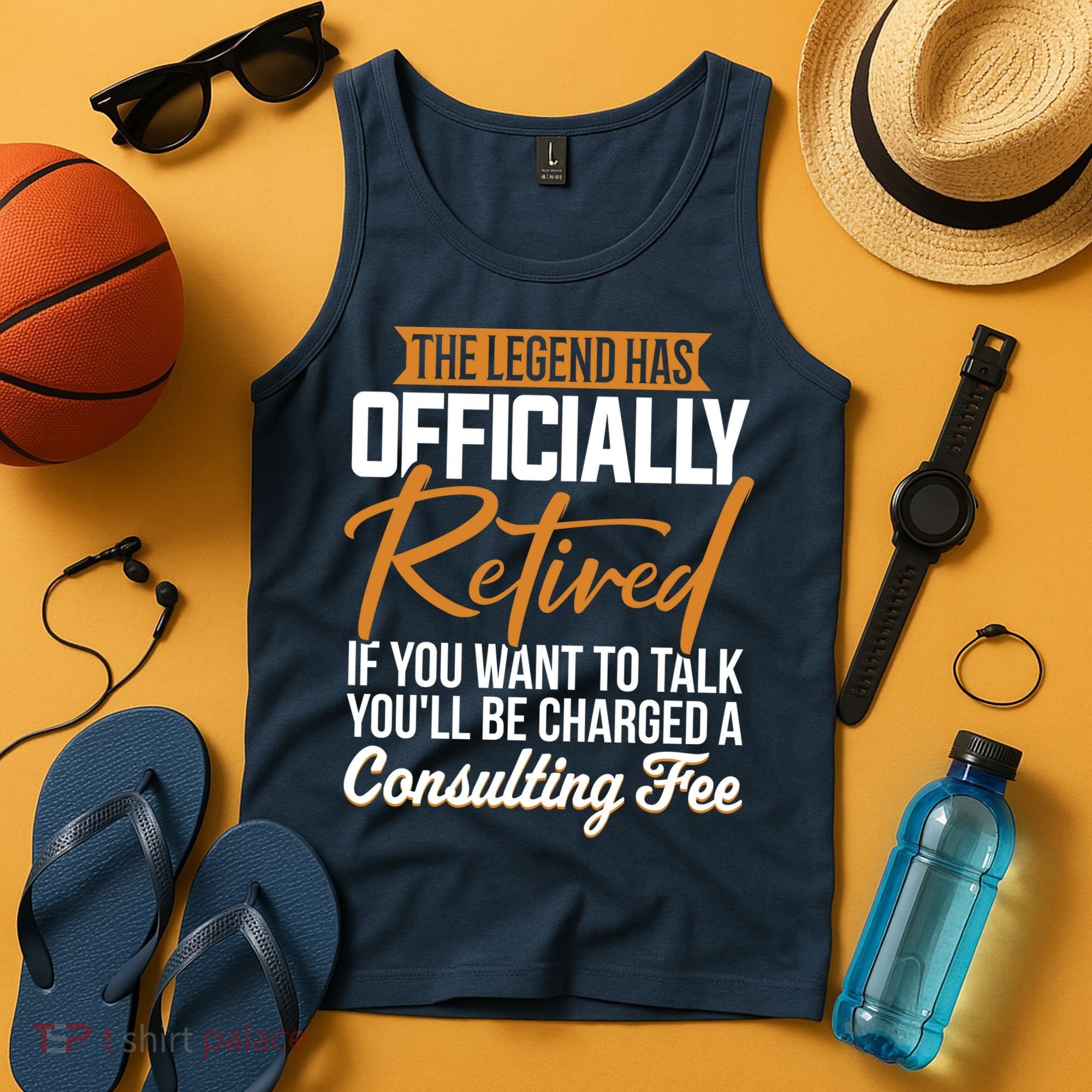 The Legend Has Retired Officer Officially Retirement Tank Top