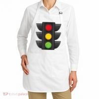 Traffic Light Halloween Costume Stop Go Green Yellow Red Apron thumb 2