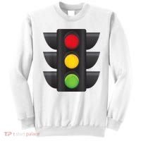 Traffic Light Halloween Costume Stop Go Green Yellow Red Sweatshirt thumb 0