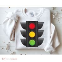 Traffic Light Halloween Costume Stop Go Green Yellow Red Sweatshirt thumb 2
