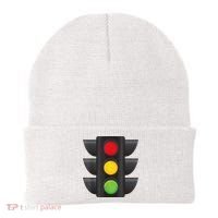 Traffic Light Halloween Costume Stop Go Green Yellow Red Beanie thumb 0