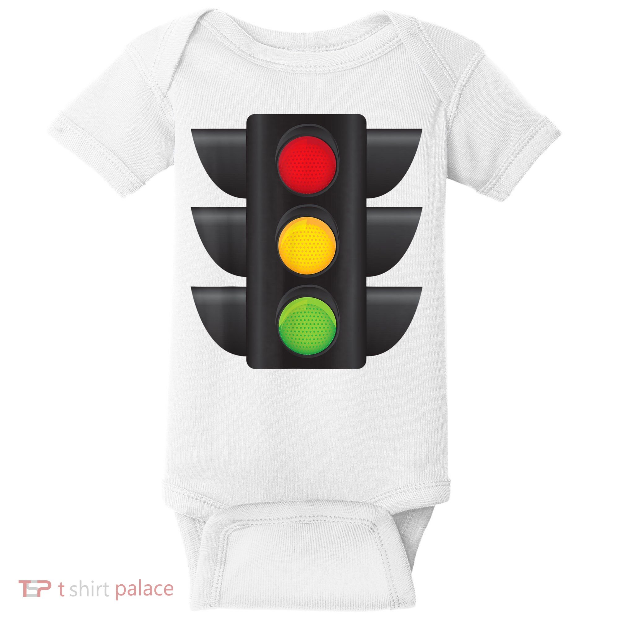 Traffic Light Halloween Costume Stop Go Green Yellow Red Baby Bodysuit