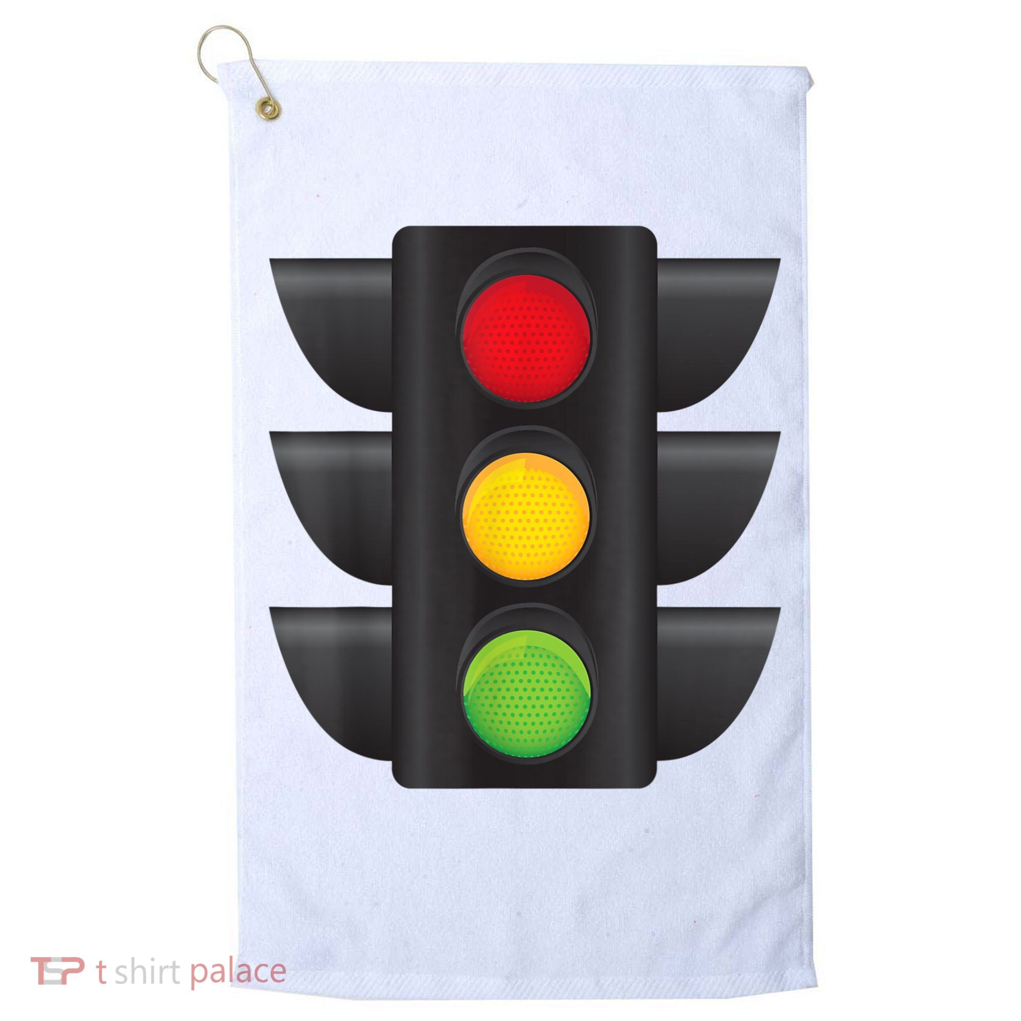 Traffic Light Halloween Costume Stop Go Green Yellow Red Golf Towel