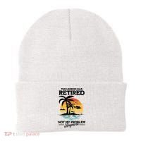 The Legend Has Retired Not My Problem Anymore Beanie thumb 0