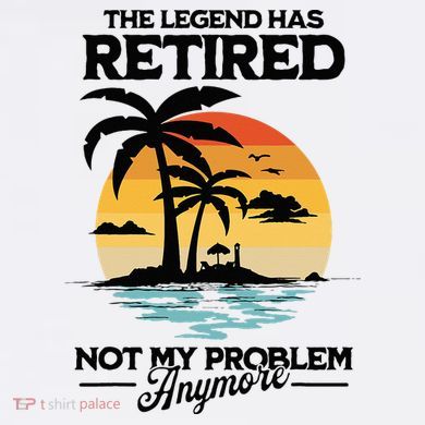 The Legend Has Retired Not My Problem Anymore Zone Performance Long-Sleeve T-Shirt