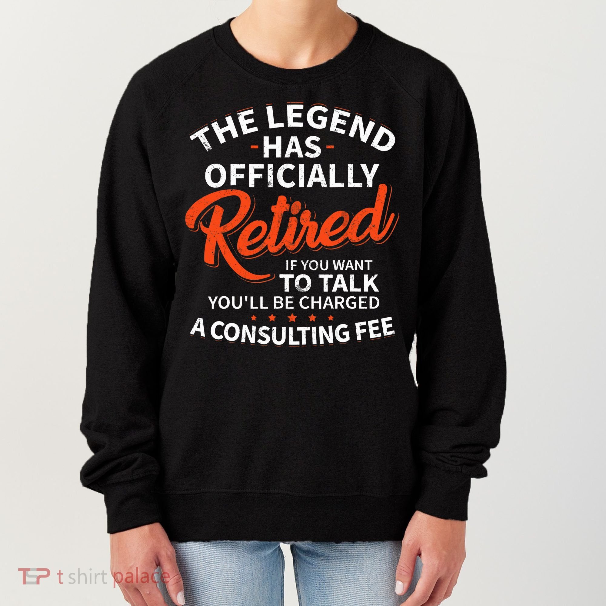 The Legend Has Retired Officer Officially Retirement Women's Sweatshirt