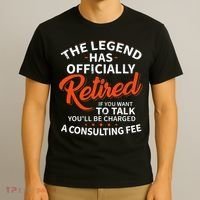 The Legend Has Retired Officer Officially Retirement T-Shirt thumb 3