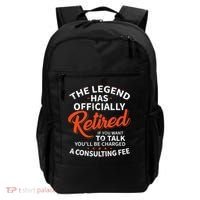 The Legend Has Retired Officer Officially Retirement Backpack thumb 0