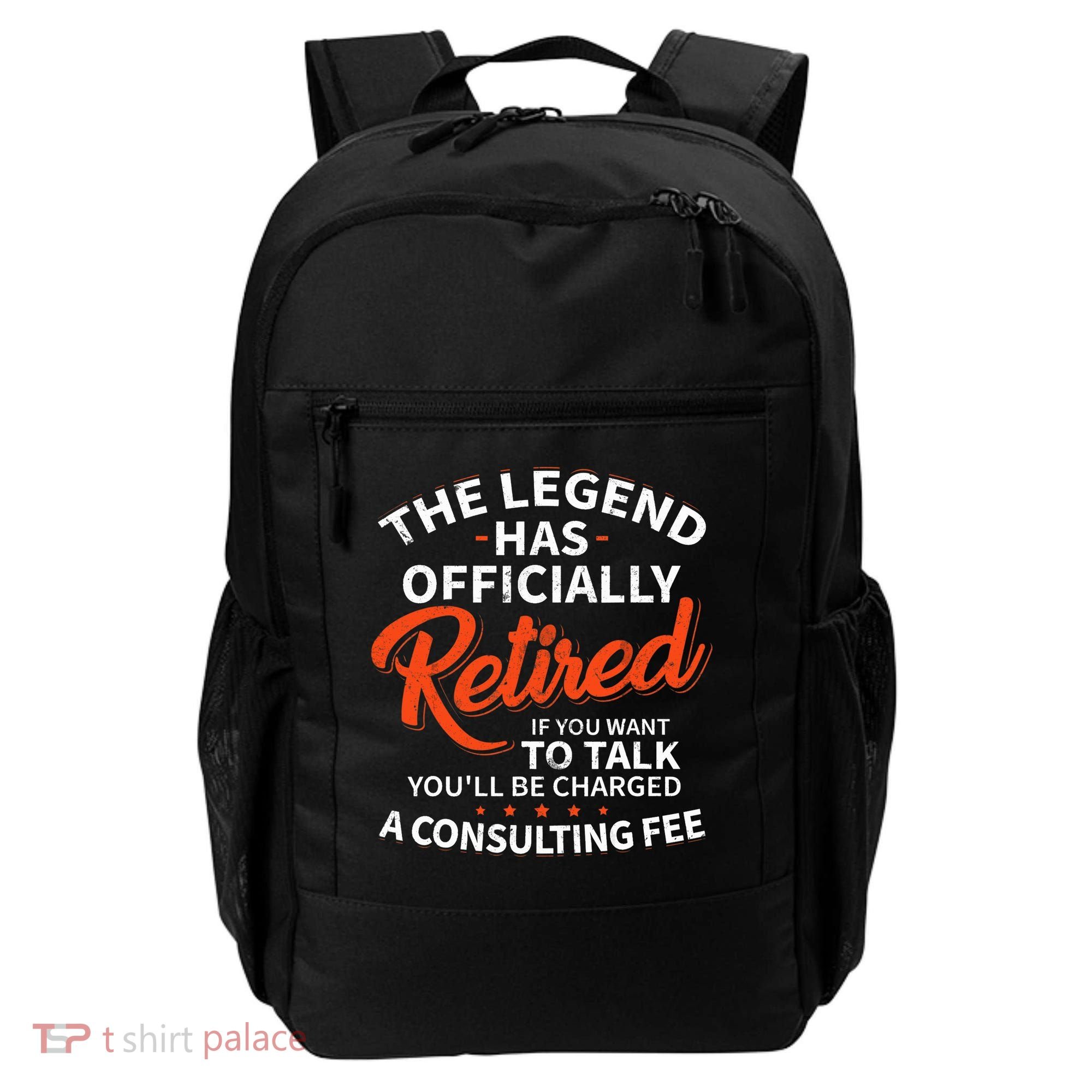 The Legend Has Retired Officer Officially Retirement Backpack