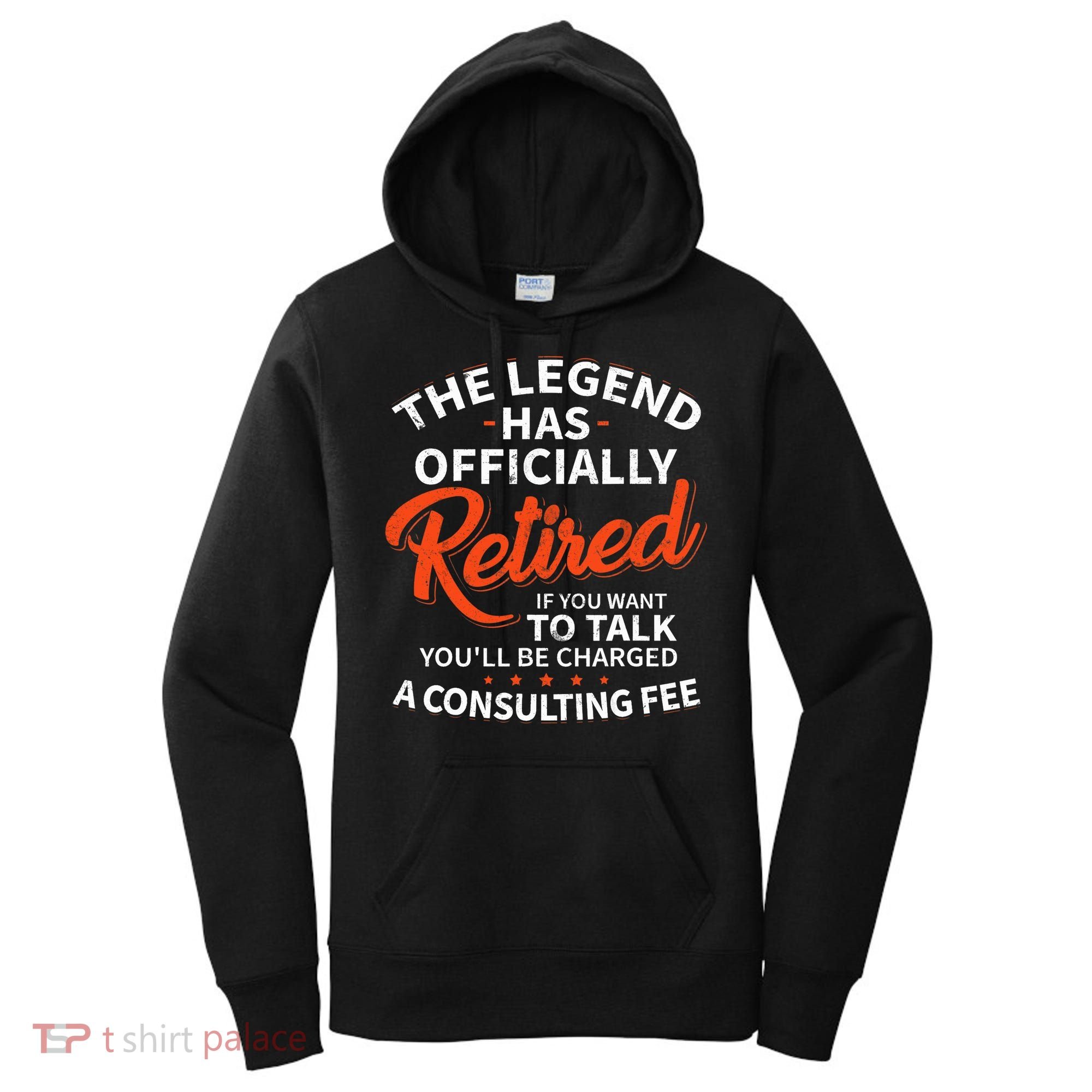The Legend Has Retired Officer Officially Retirement Women's Hoodie