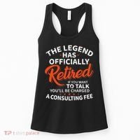 The Legend Has Retired Officer Officially Retirement Women's Tank Top thumb 0