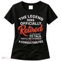 The Legend Has Retired Officer Officially Retirement Women's T-Shirt thumb 0