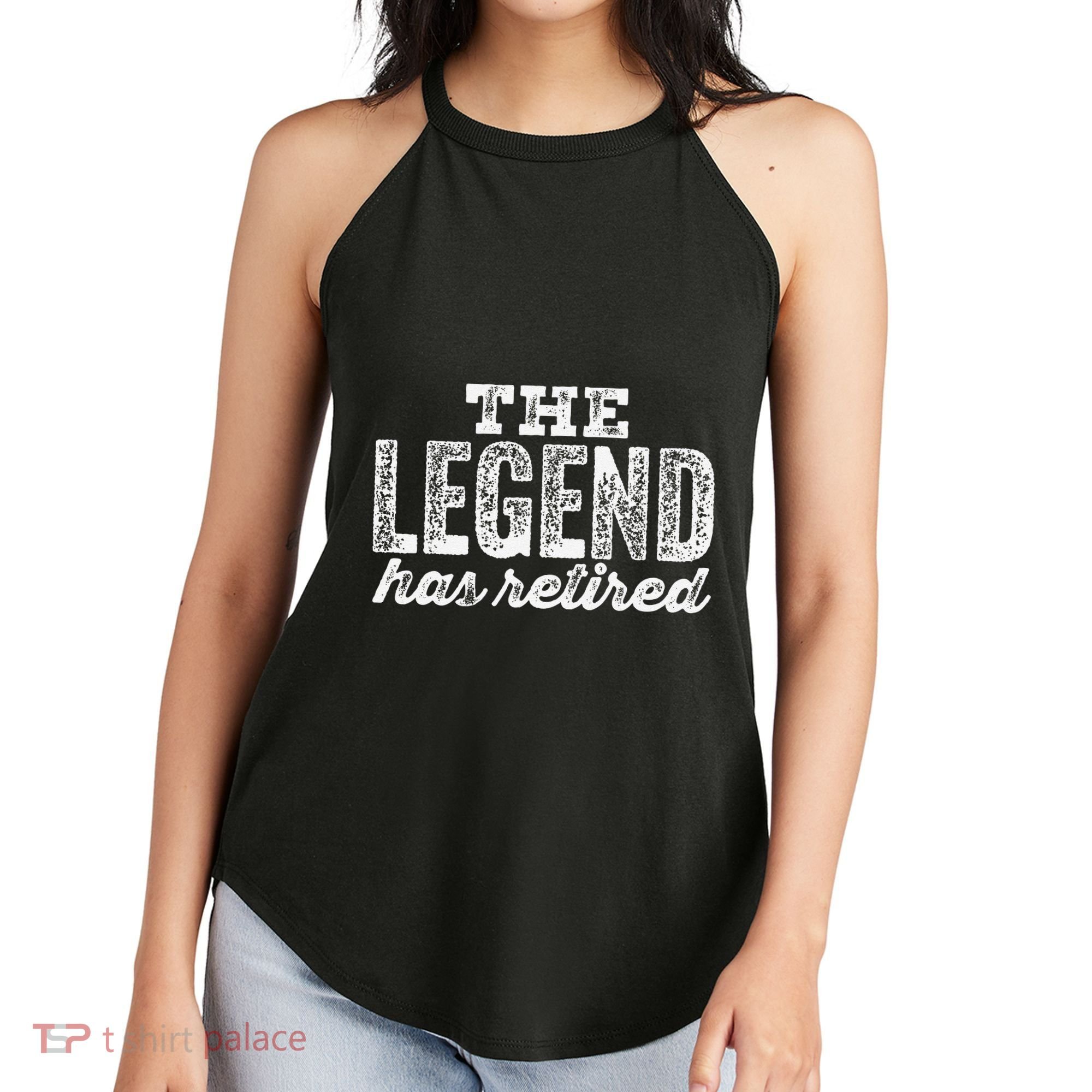 The Legend Has Retired Women's Perfect Tri Rocker Tank