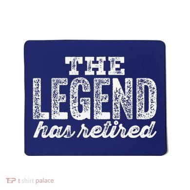 The Legend Has Retired Mousepad