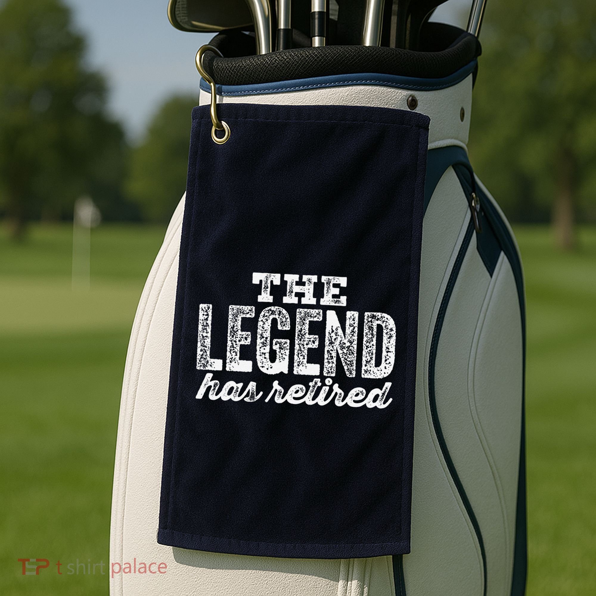 The Legend Has Retired Golf Towel