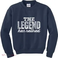The Legend Has Retired Kids Sweatshirt thumb 0