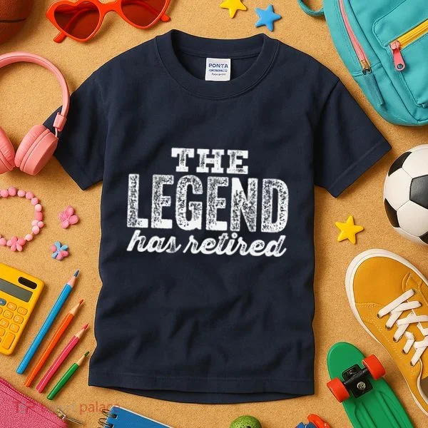 The Legend Has Retired Kids T-Shirt