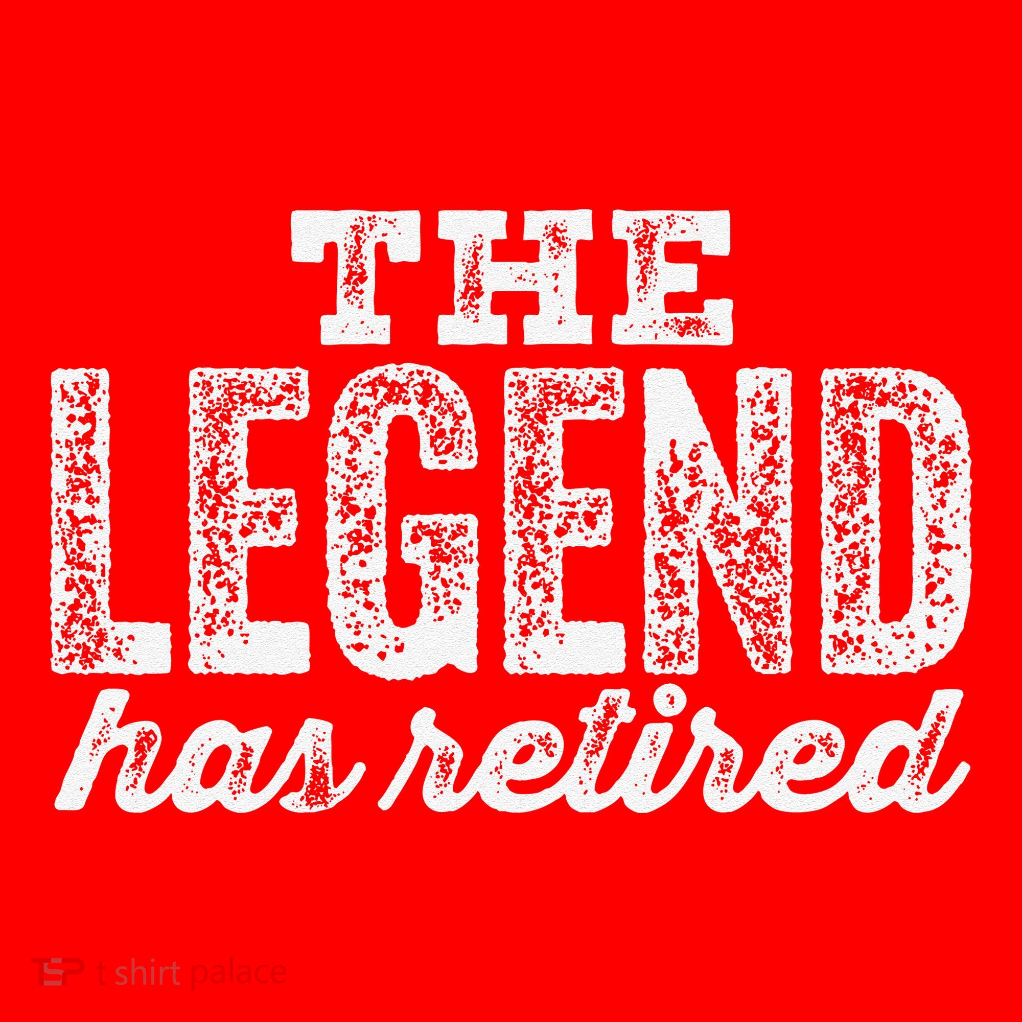 The Legend Has Retired Santa Hat