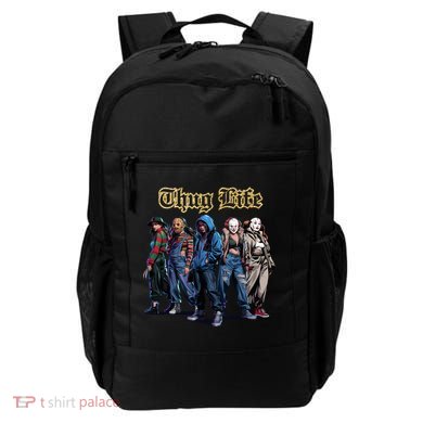 Thug Life Horror Characters Scary Movie Krueger Myers Pennywise Halloween Backpack